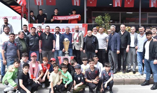 Samsunspor'un şampiyonluk kupası Tekkeköy'de