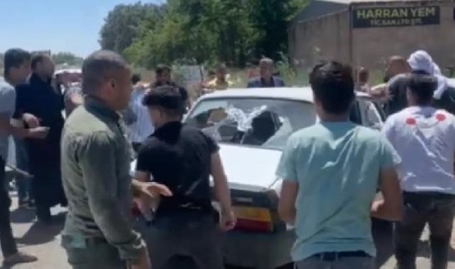 Şanlıurfa'da seçim kavgası kamerada