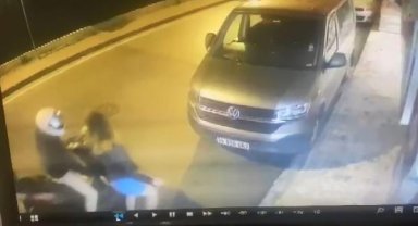 Sarıyer'de motosikletliden kadına taciz