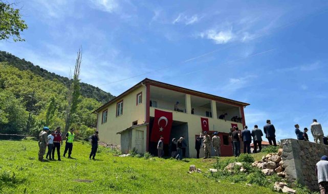 Şehidin şehadet haberi baba ocağına ulaştı