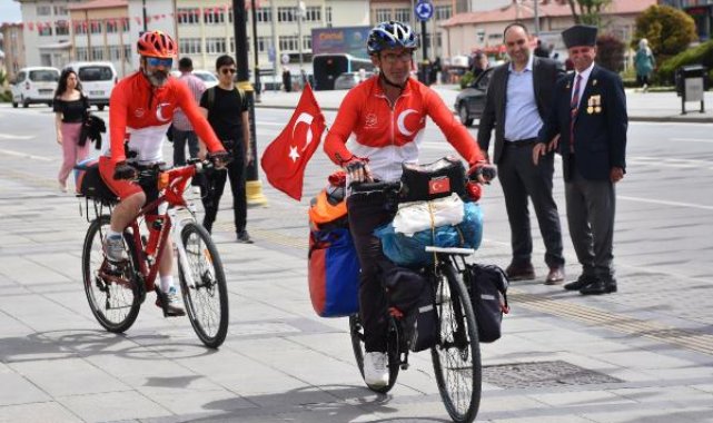 Şehitler anısına 1200 kilometre pedal çevirecek