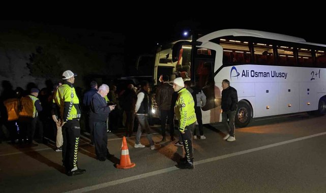 Sinop'ta yolcu otobüsü kazasında 16 yaralı