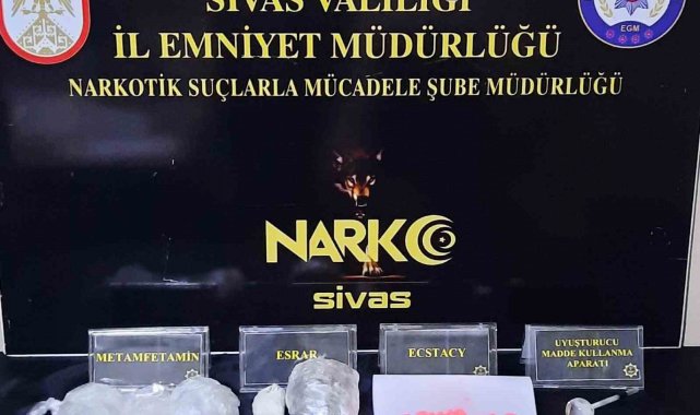 Sivas'ta uyuşturucu operasyonu: 1 tutuklama