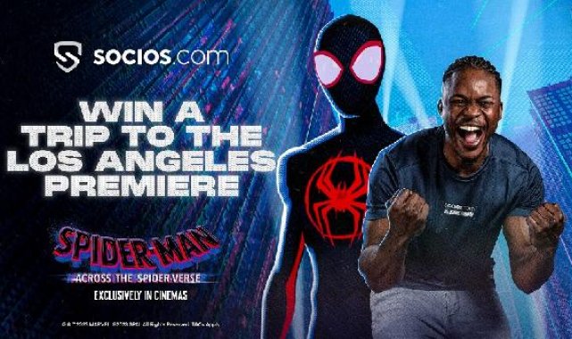 Spider Man film karakteri futbolseverlerle buluşuyor
