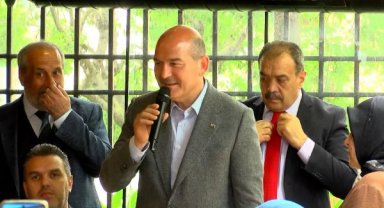 Süleyman Soylu: PKK'nın yaptığı zafer işaretini yaptılar
