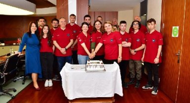 Teknofest'teki yarışmada dereceye giren öğrencilere üniversitelerinden ödül