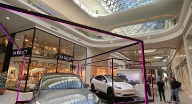Tesla, Anadolu Yakası'ndaki ilk pop-up mağazasını Akasya'da açtı
