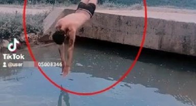 TikTok videosu çekmek isterken atladığı kanalda başını çarpıp öldü
