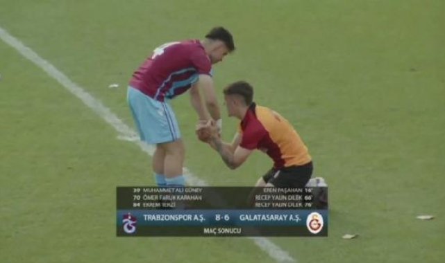 Trabzonspor, Galatasaray'ı devirdi; U17 Elit A Ligi'ni 3'üncü tamamladı