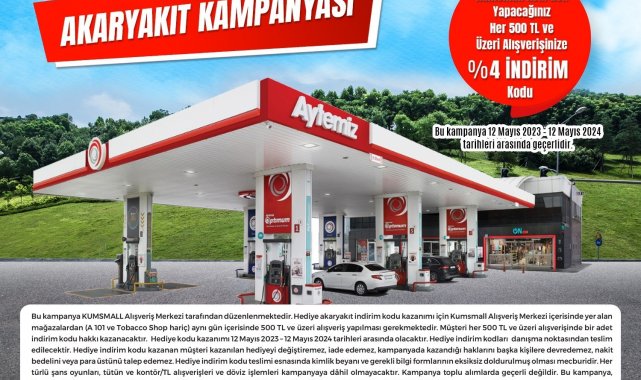 Ucuz akaryakıt KUMSMALL'da