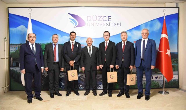 Ulaştırma ve Altyapı Bakanlığı heyeti Düzce Üniversitesi'nde