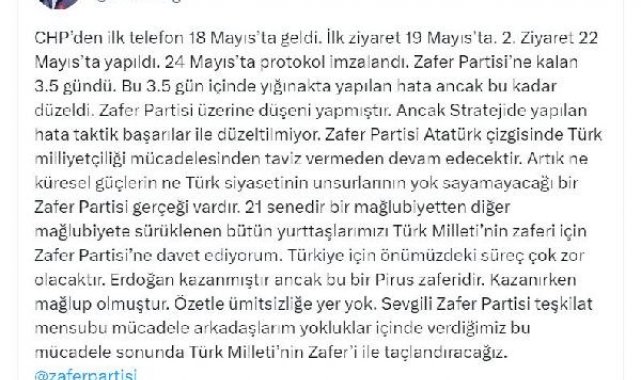 Ümit Özdağ: Yığınakta yapılan hata ancak bu kadar düzeldi