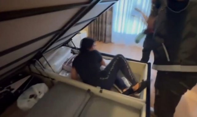 Uyuşturucu baronu bazanın içinden çıktı