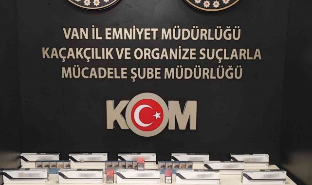 Van'da gümrük kaçağı malzemeler ele geçirildi