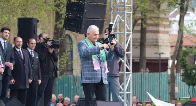 Yıldırım: FETÖ'cülerin, bölücülerin desteklediği adayı değil, milletin adamı Erdoğan'ı destekliyoruz