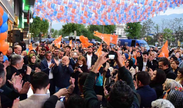 Yıldırım'da miting gibi açılış