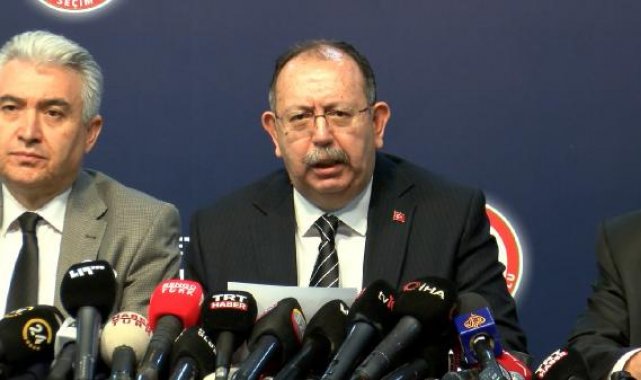 YSK Başkanı Yener: 2'nci tur seçimin yapılmasına karar verilmiştir