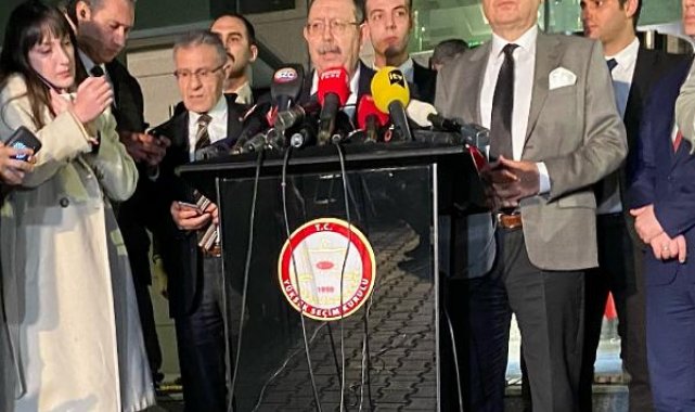 YSK Başkanı Yener: Veri girişinde aksama söz konusu değildir