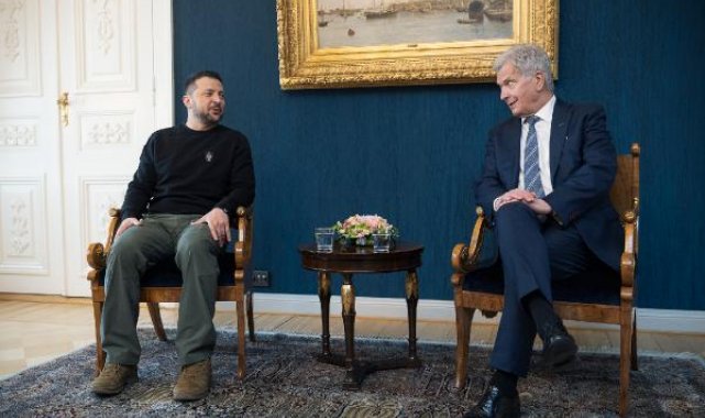 Zelenski Finlandiya'da Niinistö ile görüştü
