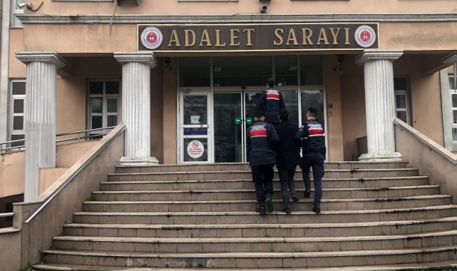 Zonguldak'ta adliyeye sevk edilen 104 şüpheliden 16'sı tutuklandı