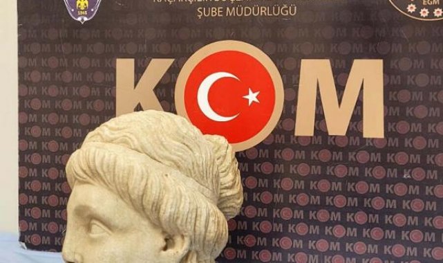 2 bin yıllık kadın heykel başı bulaşık makinesinden çıktı