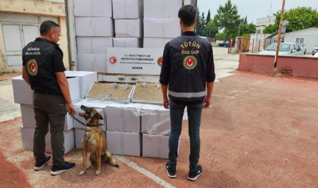 Adana'da 1 milyon 662 bin TL değerinde kaçak sigara ele geçirildi