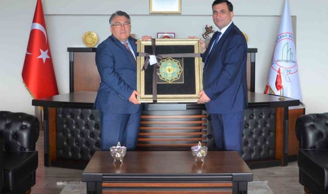 ADNSU Rektörü Babanlı'dan Rektör Özölçer'e ziyaret