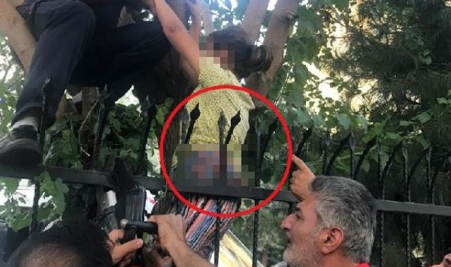 Ağaçtan korkulukların üzerine düşüp, kalçasına şiş saplanan çocuğu itfaiye kurtardı