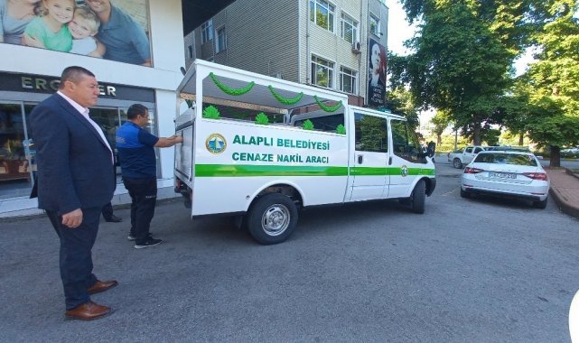 Alaplı'da yenilenen cenaze aracı hizmete girdi
