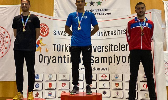 Anadolu Üniversitesi Oryantiring sporcusu altın madalya ile döndü