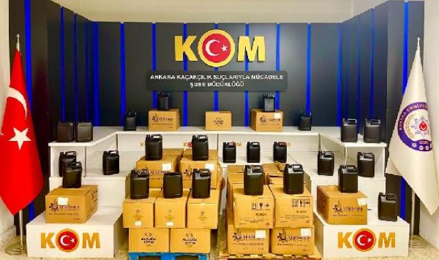 Ankara'da 'sahte içki' operasyonu