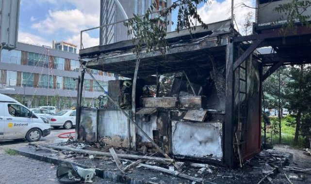 Ankara'da köftecide yangın: 1 yaralı