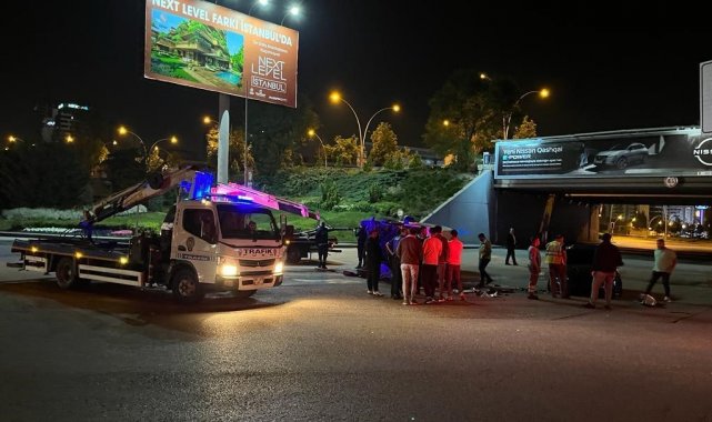 Ankara'da servis ile otomobil çarpıştı: 3 yaralı