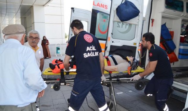 Asansörün halatı koptu: 1 yaralı