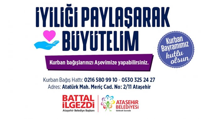 Ataşehir Belediyesi Aşevi, hayırsever vatandaşların kurban bağışlarını bekliyor