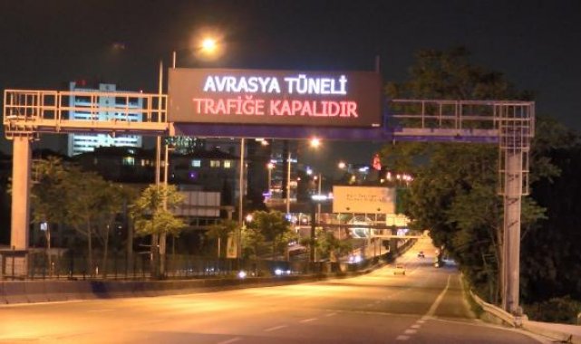 AVRASYA TÜNELİ BAKIM NEDENİYLE TRAFİĞE KAPATILDI