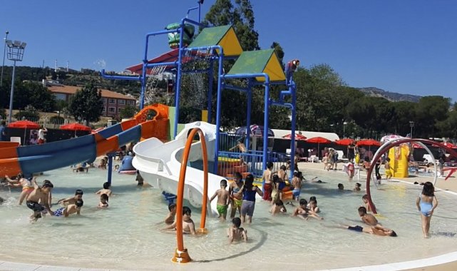 Aydın Tekstil Park çocuklara aquaparkıyla da eğlence sunuyor
