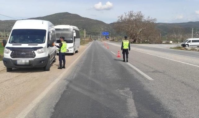 Aydın'da 16 araç trafikten men edildi