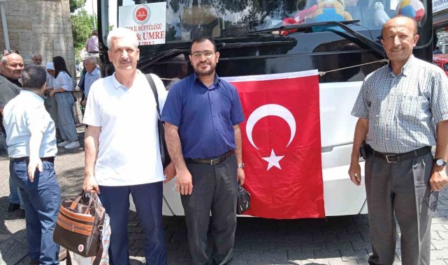 Aydın'da son hac kafilesi dualar ile uğurlandı