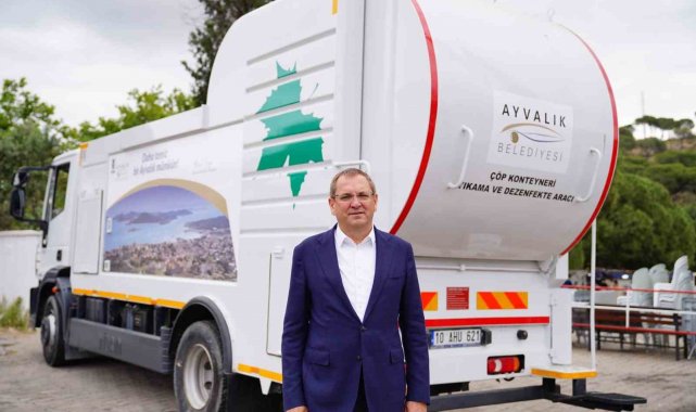 Ayvalık Belediyesi'nin araç filosu öz kaynaklarıyla büyüyor