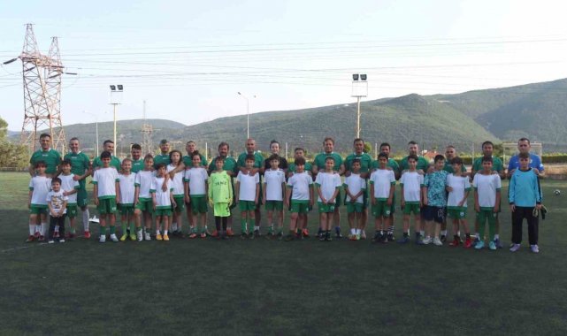 Baba-oğul maçında kazanan 'sevgi' oldu
