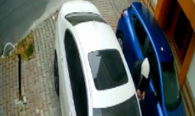 Bağcılar'da 8 ay önce hayalet ekranı çalınan otomobile yeniden hırsız girmeye çalıştı