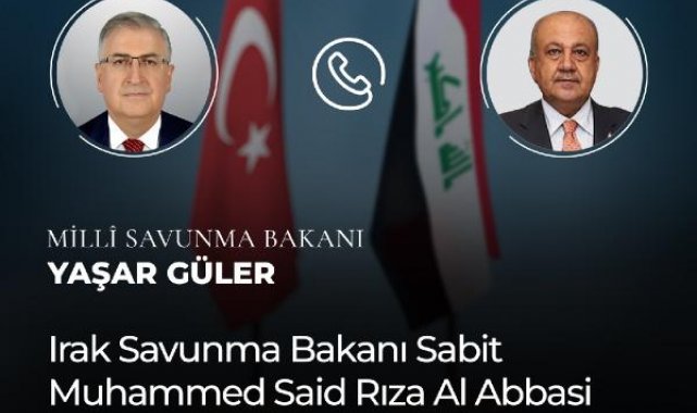 Bakan Güler, Iraklı mevkidaşı Abbasi ile görüştü