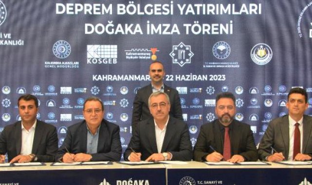 Bakan Kacır, Kahramanmaraş'a 34 milyon liralık yatırım sözleşmesini imzaladı