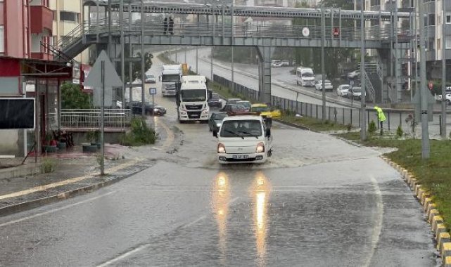 Bartın'da sağanak etkili oldu