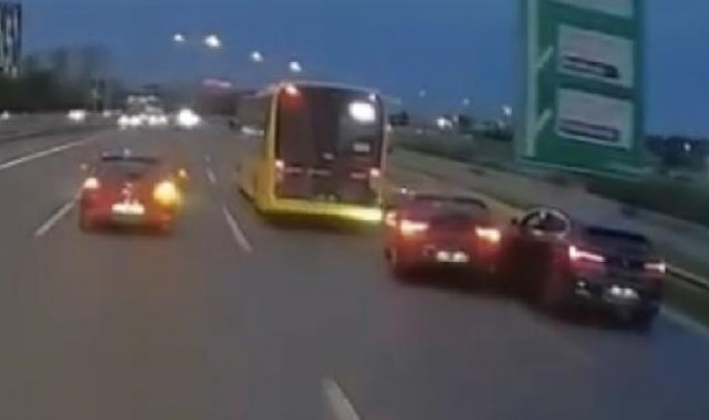 Başakşehir'de makas atan sürücü kazaya neden oldu