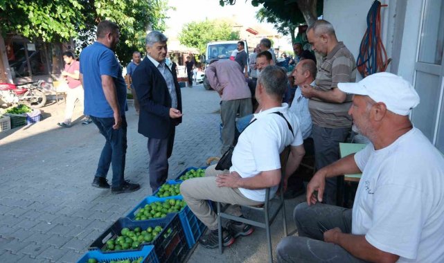 Başkan Çömden, ilek pazarında vatandaşlarla buluştu