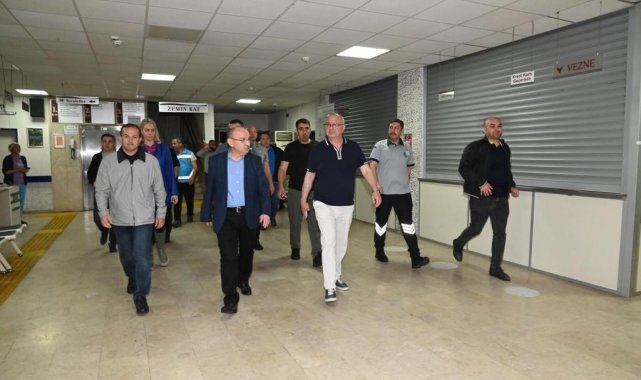 Başkan Ergün'den sabah saatlerine kadar sel bölgesinde inceleme