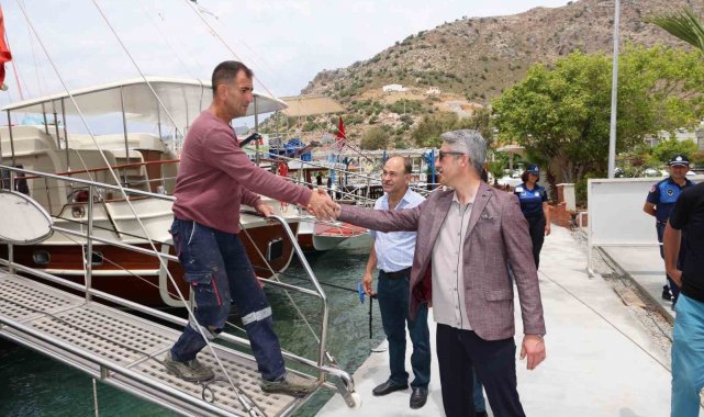 Başkan Oktay, Selimiye ve Bozburun'da incelemelerde bulundu