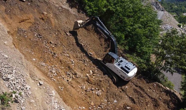 Başkan Sandıkçı: "Heyelanları ve heyelan risklerini ortadan kaldırıyoruz"